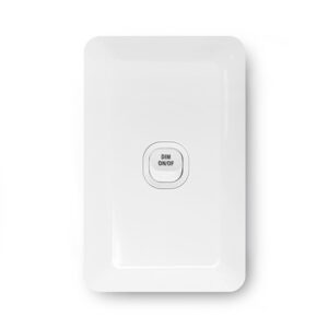 Lear G-s2000 White 1 Lever Dim Press Wall Switch Excluding Dimmer