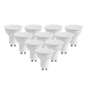 Gu10 Led 5w 10 Pack Warm White Globes