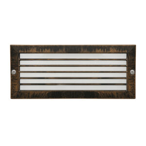 Ziegel Antique Gold Outdoor Step Light