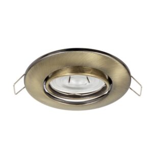 Basic Satin Brass Tilt Down Lighter With Lmp Holder And Bracket Excluding Globe