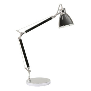 Azzaro 1 Light Black Desk Lamp