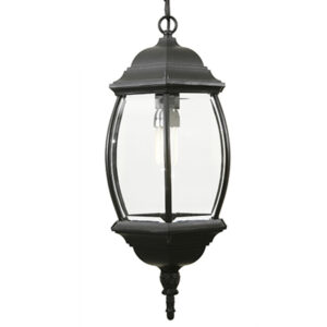 Valiant Black Outdoor Hanging Lantern