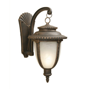 Transylvania Medium Antique Gold Outdoor Wall Lantern