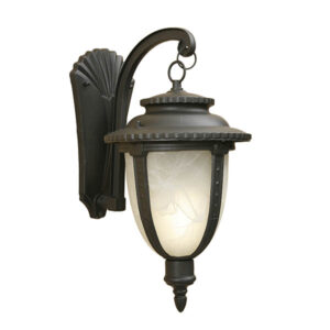 Transylvania Medium Black Outdoor Wall Lantern