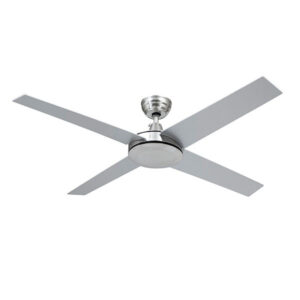 Breeze 4 Blade Silver Ceiling Fan
