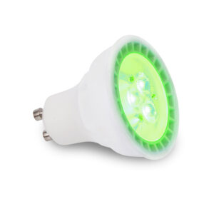 Gu10 Led 6w Green Globe