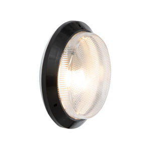 Centurion Black Outdoor Wall Bulkhead Light