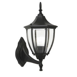 Venice Black Outdoor Wall Lantern