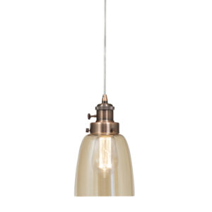 Hudson Amber Pendant Light