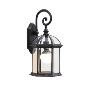 Mayfair Medium Black Outdoor Wall Lantern