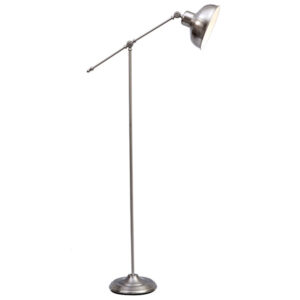 Antonio 1 Light Silver Floor Lamp