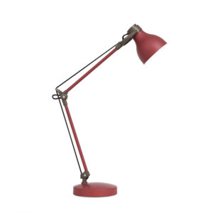 Monty 1 Light Red Desk Lamp