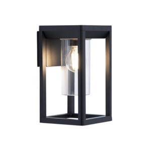 Leo Black Outdoor Wall Light