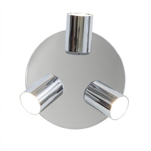Mach Led 3 Light Chrome Spotlight