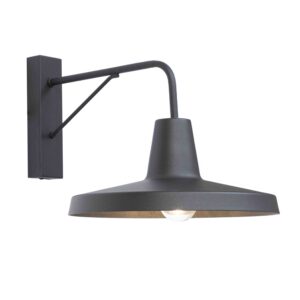 Ashbourne 1 Light Black Wall Light