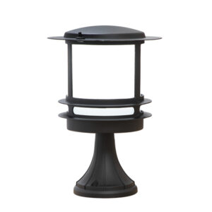 Kelvin Black Outdoor Pedestal Lantern