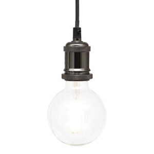 Antico Black Chrome Pendant Light