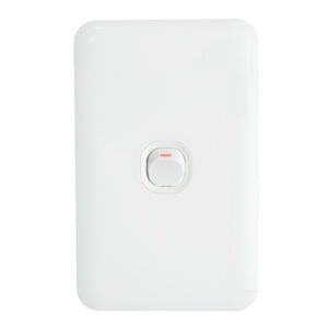 Lear G-2000 White 1 Lever 1 Way Wall Switch