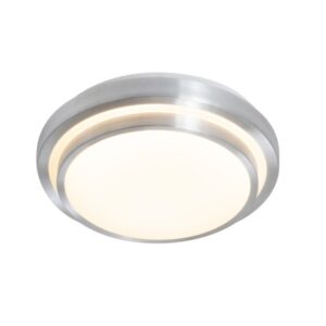 Splash Led 1 Light White Bathroom Ceiling Light