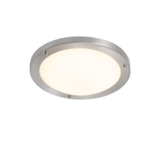 Vespa Led 1 Light Satin Silver Bathroom Ceiling Light
