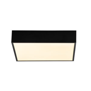 Caspian 1 Light Black Bathroom Ceiling Light - Led