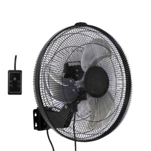 6 Speed Black Wall Fan