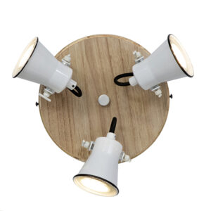 Malmo 3 Light White Spotlight