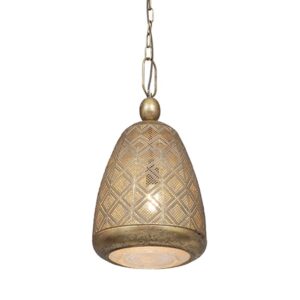 Tangiers Old Brass Pendant Light