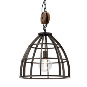 Foundry 1 Light Black Pendant Light