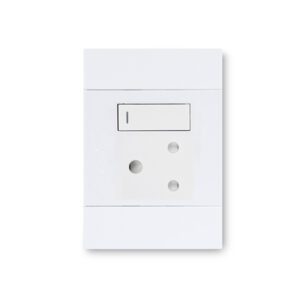 Veti 2 Charcoal 1 Lever 1 Way Wall Switch
