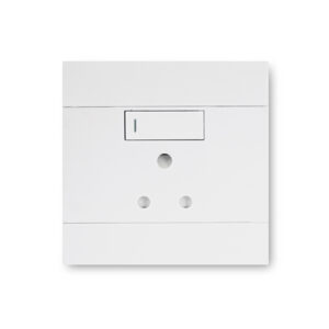 Veti 2 White Single Wall Plug