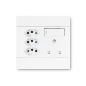 Veti 2 White Euro Wall Plug