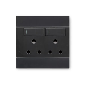Veti 2 Charcoal Double Wall Plug