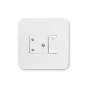 Veti 1 White Single Wall Plug
