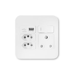 Veti 1 White Usb Wall Plug