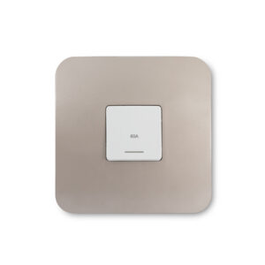 Veti 1 Champagne And White Stove Wall Isolator