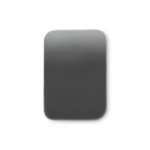 Veti 1 Gunmetal And Black Wall Blank Cover Plate