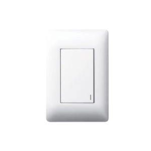 Ysalis White 1 Lever 1 Way Large Wall Switch