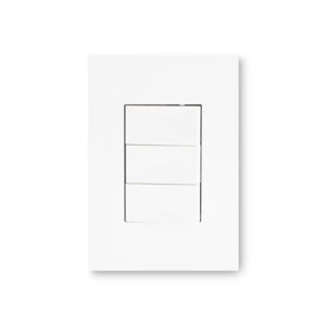 Arteor White 3 Lever 1 Way Wall Switch