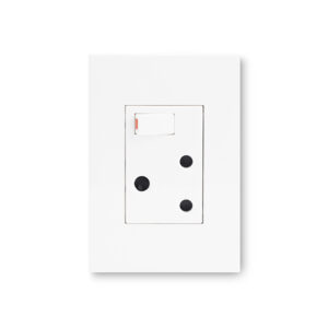 Arteor White Single Wall Plug