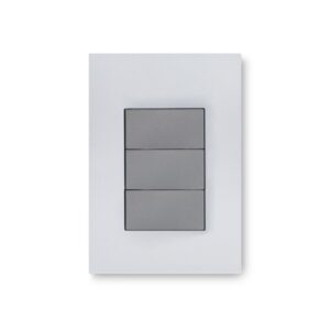 Arteor Aluminium And Magnesium 3 Lever 1 Way Wall Switch