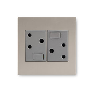 Arteor Champagne And Magnesium Double Wall Plug