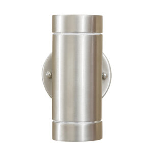 Tubo 2 Light Stainless Steel Outdoor Wall Light