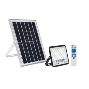 Slim 40w Black Outdoor Solar Flood Light