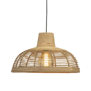 Rimini 1 Light Natural Pendant Light