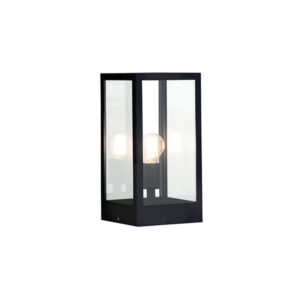 Illovo Black Outdoor Pedestal Lantern
