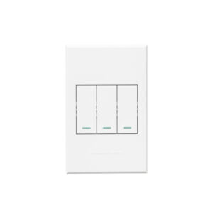Veti 3 White 3 Lever 2 Way Wall Switch