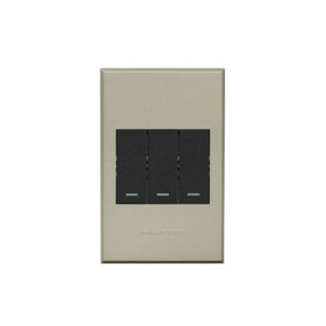 Veti 3 Titanium And Graphite 1 Lever 1 Way Wall Switch