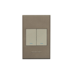 Veti 3 Bronze And Titanium 1 Lever 2 Way Wall Switch