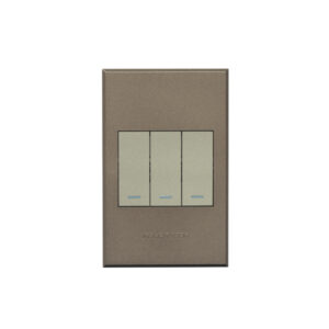 Veti 3 Bronze And Titanium 1 Lever 1 Way Wall Switch